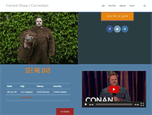 Tablet Screenshot of forrestshaw.net